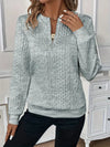 Sweater met rits - Bakkermode.nl