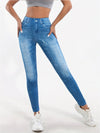 Skinny jeans - high-waist damen denim leggings