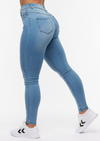 Skinny jeans - hoch geschnittene damen denim-hosen