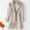 Trenchcoat - elegante damenjacke mit doppelter knopfleiste