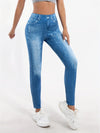 Skinny jeans - high-waist damen denim leggings