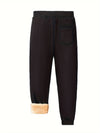 Gemütliche fleece-jogginghose - warme damen fleece-lined hosen