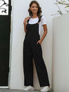 Lange jumpsuit - stilvolle schwarze damenoverall