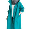 Wasserfester trenchcoat - stylischer langer damenmantel