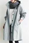 Wasserfester trenchcoat - stylischer langer damenmantel