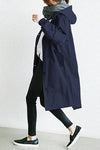 Wasserfester trenchcoat - stylischer langer damenmantel