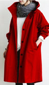 Wasserfester trenchcoat - stylischer langer damenmantel