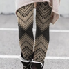 Stylische leggings mit muster - gemütliche damen stretchhosen