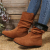 Gemütliche ankle boots - stylische wildleder slouchy boots für ladys