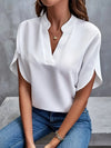 Edel blouse - stylische kurzarm-damenoberteil