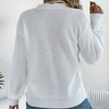 Strickpullover - stilvoller v-ausschnitt damenjumpers