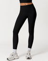 Hochgeschnittene sportleggings - gemütliche fitness-leggings für frauen