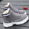 Hohe winterstiefel - damen sneaker mit kunstfellfutter