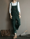 Cord-dungarees - lässiger damen-jumpsuit