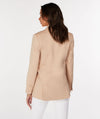 Schicker beige Blazer mit doppelten Knöpfen - Martinecouture.ch