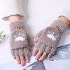 Fingerlose handschuhe - weiche fleece-handwärmer für damen