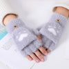 Fingerlose handschuhe - weiche fleece-handwärmer für damen