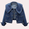 Denimjacke - stylische blaue damenoberbekleidung