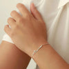 Personalisierte namensarmband - elegante gold damenarmband