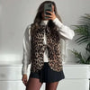 Leichti und atmigsaktivi westä mit leopardemuster – trendigi ärmellos-westä für lässigi oder halbformelli outfits