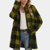 Fliessender plaidmantel – lässige oversized-jacke für damen