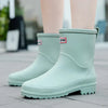 Wasserdichte knöchel-wellies - langlebige damen gummistiefel