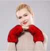 Faux-fur fingerhandschuhe - warm und trendy damenhandschuh