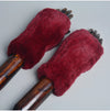 Faux-fur fingerhandschuhe - warm und trendy damenhandschuh