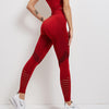 Fitness leggings - trendige, hochtaillierte damen workout-hose