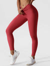 Damen hochgeschnittene leggings - gemütliche stretch fitnesshosen