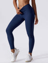 Damen hochgeschnittene leggings - gemütliche stretch fitnesshosen