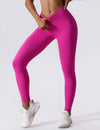 Damen hochgeschnittene leggings - gemütliche stretch fitnesshosen